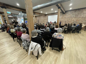 Audience at a presentation