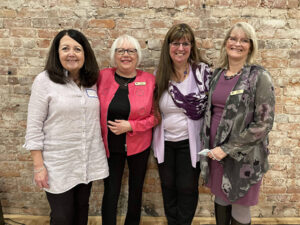 Group photo of 4 women