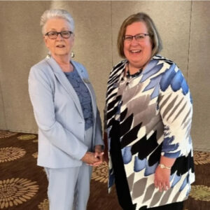 Linda Willis and Carol Hamilton