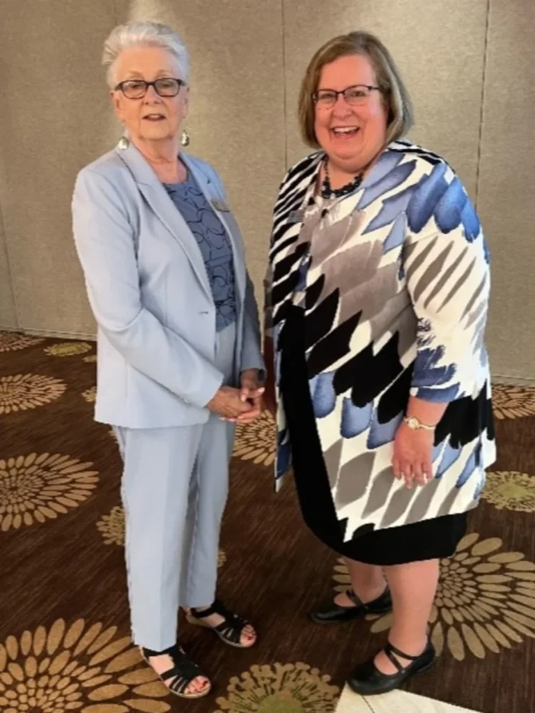 Linda Willis and Carol Hamilton